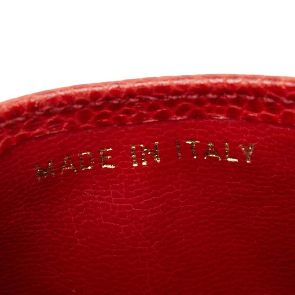 CHANEL Red Caviar Leather Logo Shoulder Bag - Picture 10 of 10